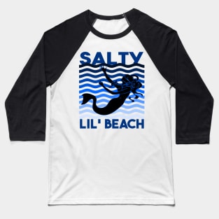 Salty Lil Beach Baseball T-Shirt